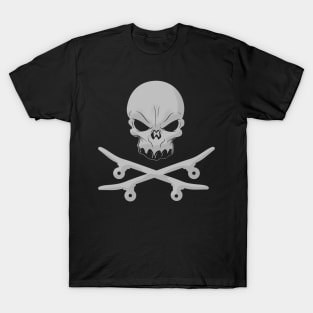 Skateboard Skull and Crossbones T-Shirt